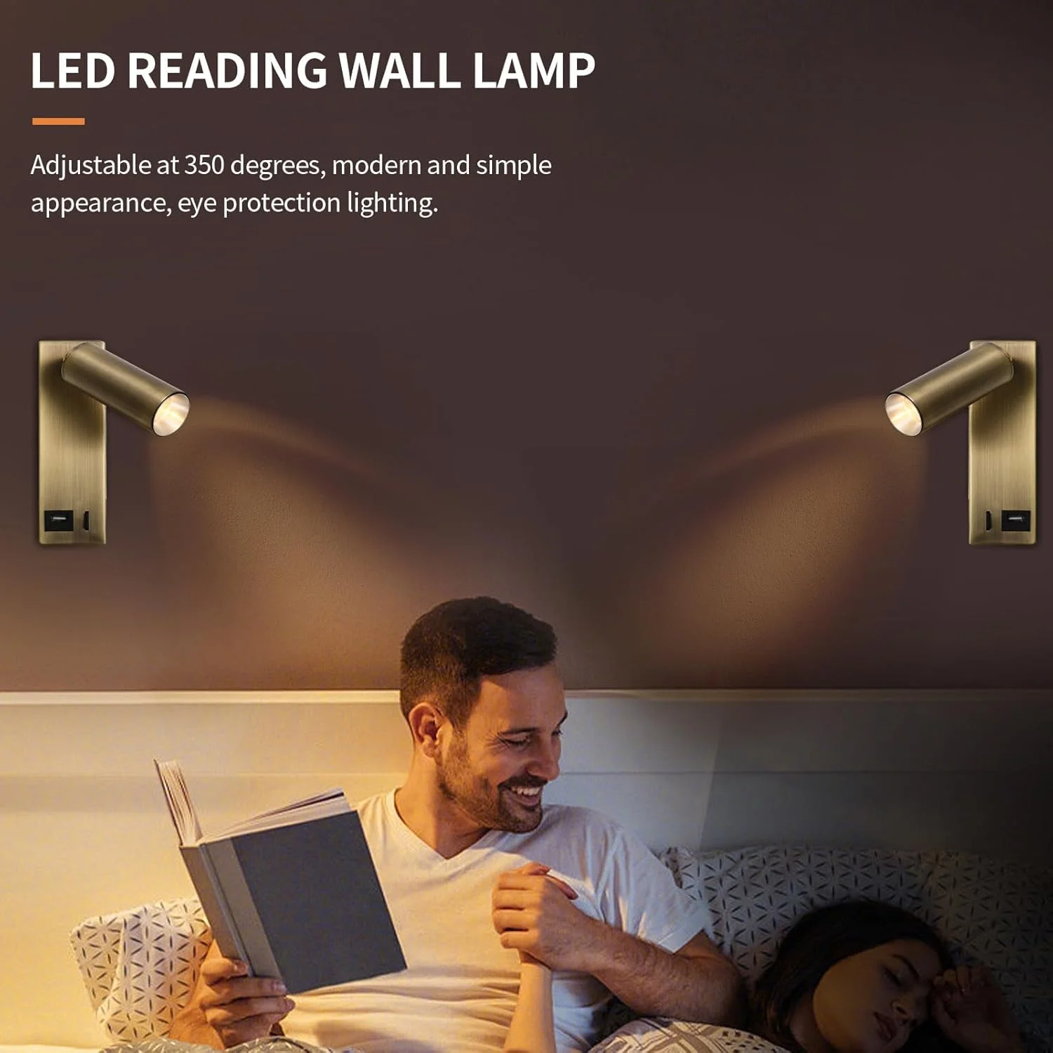 چراغ دیواری ال ای دی Azonee، چراغ مطالعه کنار تخت، چراغ های توکار قابل تنظیم بالای تخت با سوئیچ و پورت USB، چراغ های دیواری تزئینی کنار تخت هتلی، چراغ دیواری برای مطالعه چراغ دیواری ال ای دی Azonee، چراغ مطالعه کنار تخت، چراغ های توکار قابل تنظیم بالای تخت با سوئیچ و پورت USB، چراغ های دیواری تزئینی کنار تخت هتلی، چراغ دیواری برای مطالعه