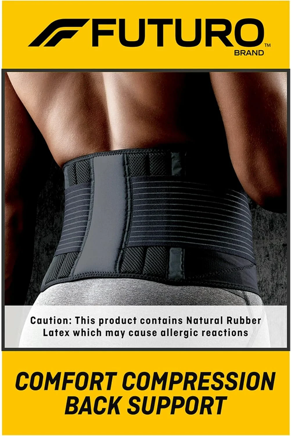 پشتی کمری فوتورو با قابلیت تنظیم سایز، 1 عدد در بسته | رنگ خاکستری تیره | 46819ENR | پشتیبانی سبک وزن، فشار مناسب را به ناحیه کمر وارد می کند | پشتی کمری
