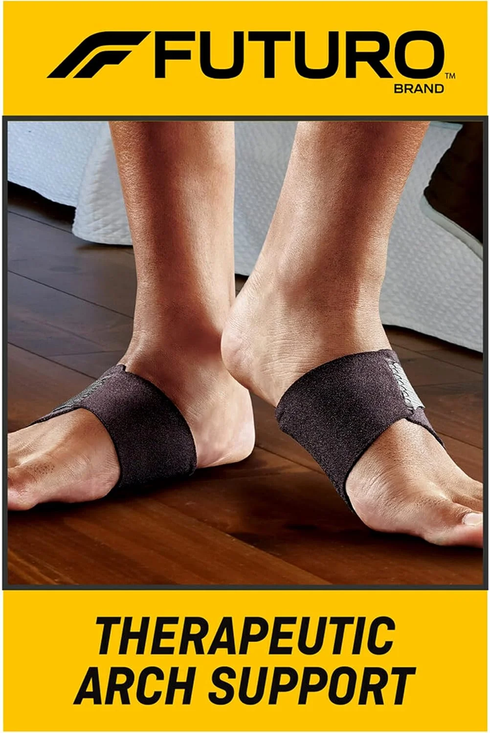 نگهدارنده قوسی درمانی فوتورو، 1 عدد در بسته | سایز قابل تنظیم | 48510EN | فراهم کننده پشتیبانی از پا، قوس و پاشنه برای درد فاشیای پلانتار