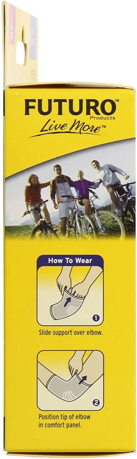 آرنج بند طبی فوتورو، سایز بزرگ، تک عددی | رنگ بژ | 76579ENR | ایجاد فشار فوری برای آرنج دردناک | حمایت ملایم | محافظ آرنج