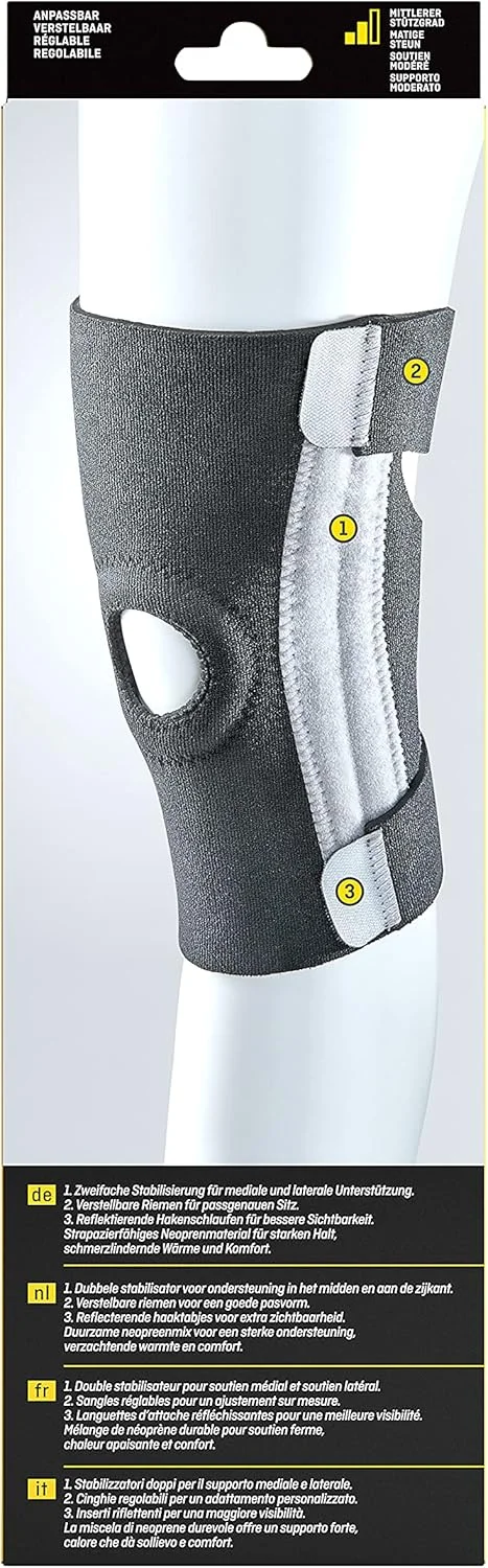 زانوبند تثبیت کننده فوتورو - تثبیت کننده زانوهای آسیب دیده یا ناپایدار در حین فعالیت - قابل تنظیم