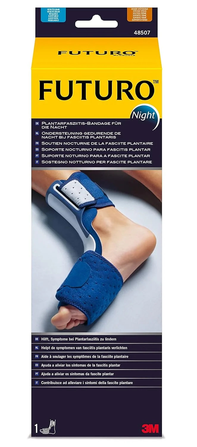 نگهدارنده شبانه پلانتار فاشیای FUTURO برای پاهایی با علائم پلانتار فاشیا، قابل تنظیم نگهدارنده شبانه پلانتار فاشیای FUTURO برای پاهایی با علائم پلانتار فاشیا، قابل تنظیم