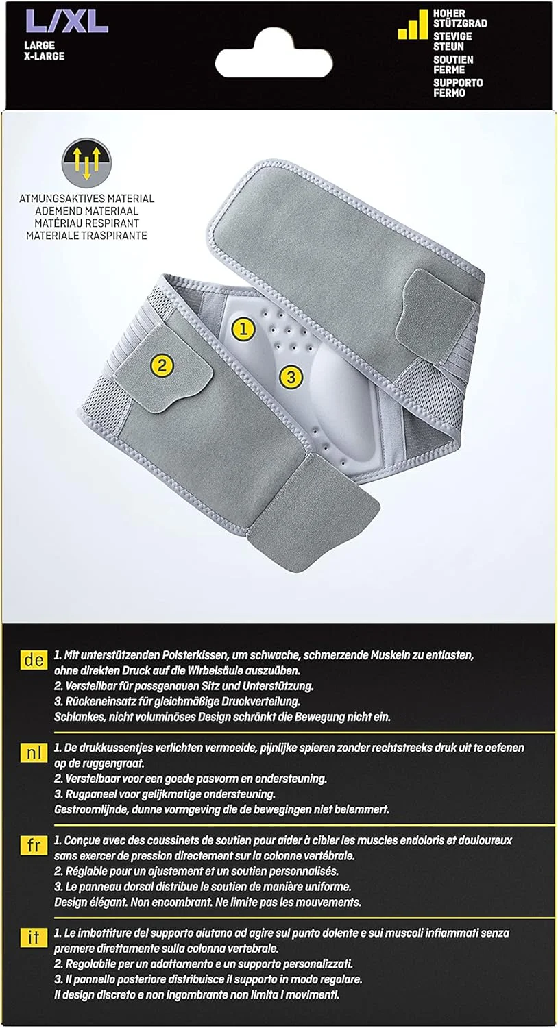 پشتیبان کمر تثبیت کننده فوتورو کامفورت - پدهای بالشتکی پشتیبانی به هدف قرار دادن عضلات دردناک و کوفته کمک می کنند - بزرگ/خیلی بزرگ