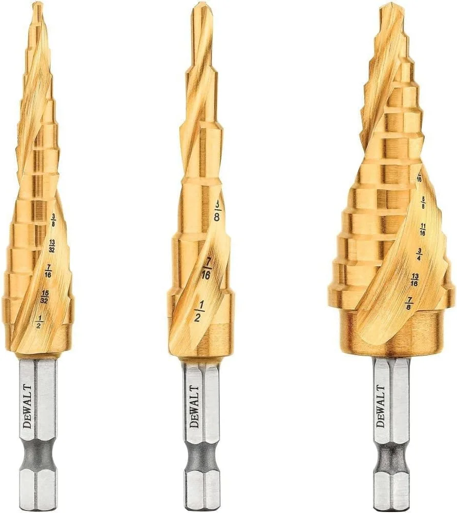 مجموعه مته پله ای دیوالت، 3 عددی (Dwa1790Ir)، یک سایز