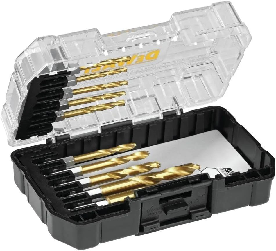 مجموعه مته تیتانیومی 10 عددی دیوالت مدل Impact Ready (DD5160)