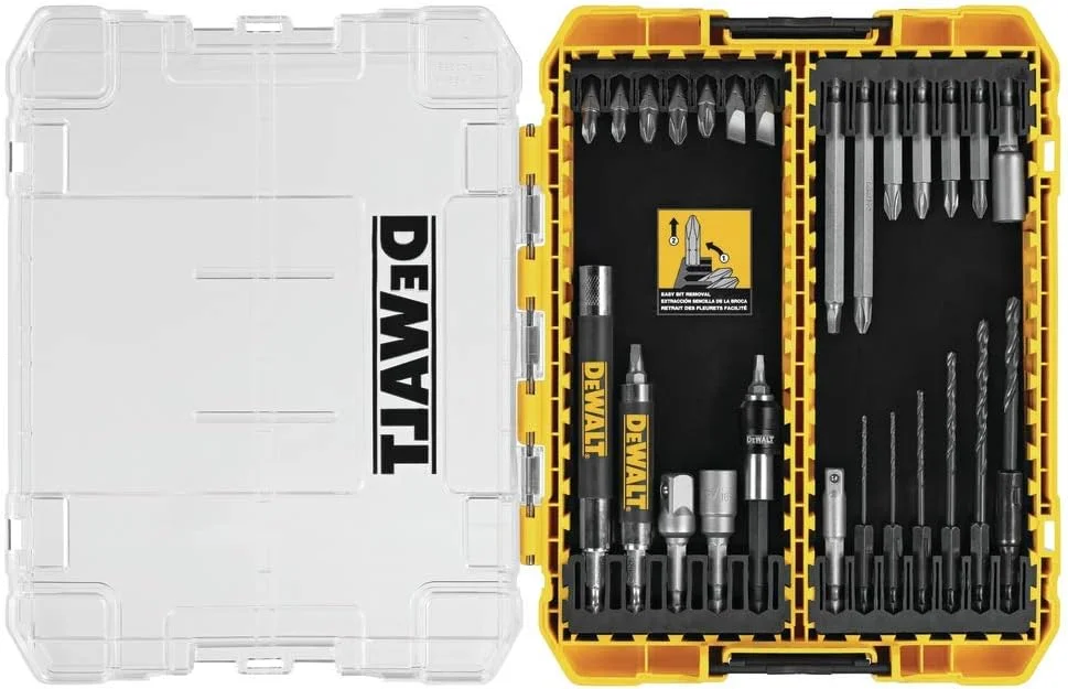 مجموعه مته و سری پیچ گوشتی دیوالت، بارگیری سریع، 28 قطعه (DWAMF1228RL)