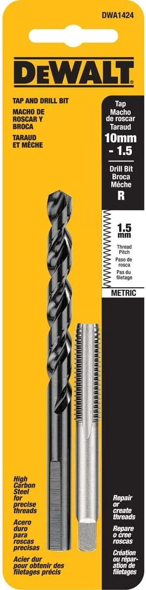 مجموعه مته و قلاویز DEWALT، 10MM-1.50 THRD 2 عددی