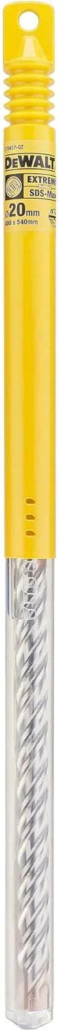 مته الماسه 20 میلیمتری DeWalt SDS Max - مدل D20XL540XWL400XC4، زرد/مشکی، DT9417-QZ مته الماسه 20 میلیمتری DeWalt SDS Max - مدل D20XL540XWL400XC4، زرد/مشکی، DT9417-QZ