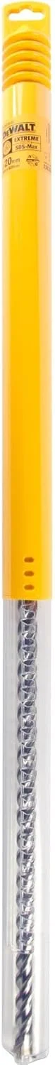 مته الماسه بتن کن Dewalt SDS Max 20 میلی‌متر Extreme، 20 میلی‌متر در 800 میلی‌متر در 920 میلی‌متر، زرد/مشکی، Dt9418-Qz