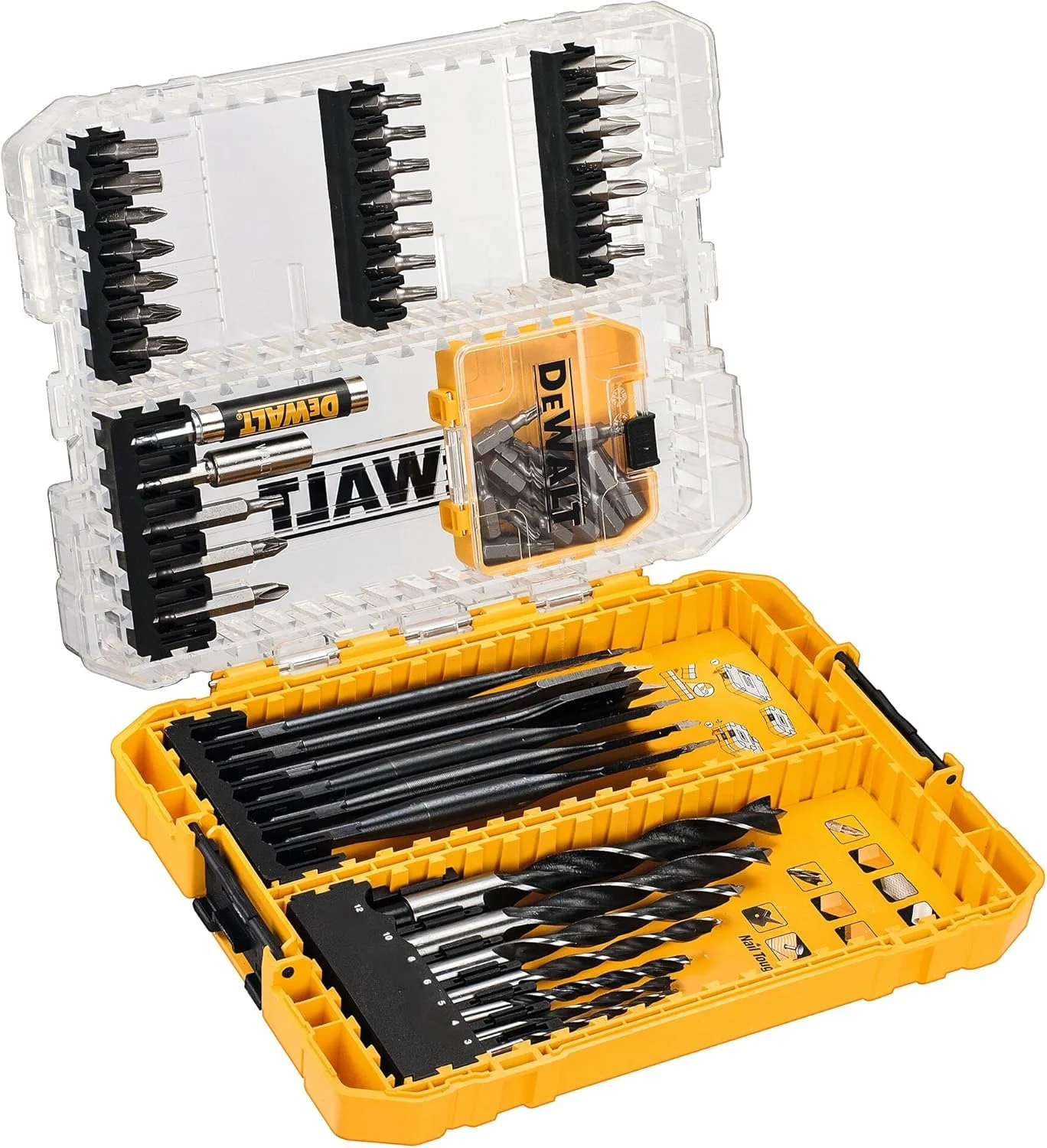 جعبه ابزار متوسط DEWALT DT70758-QZ با 57 قطعه