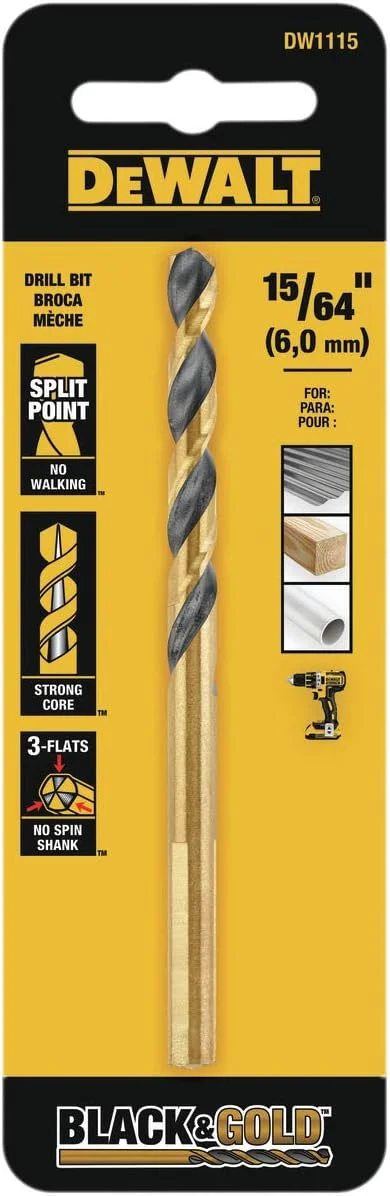 مته اکسید سیاه 15/64 اینچی DEWALT مدل DW1115