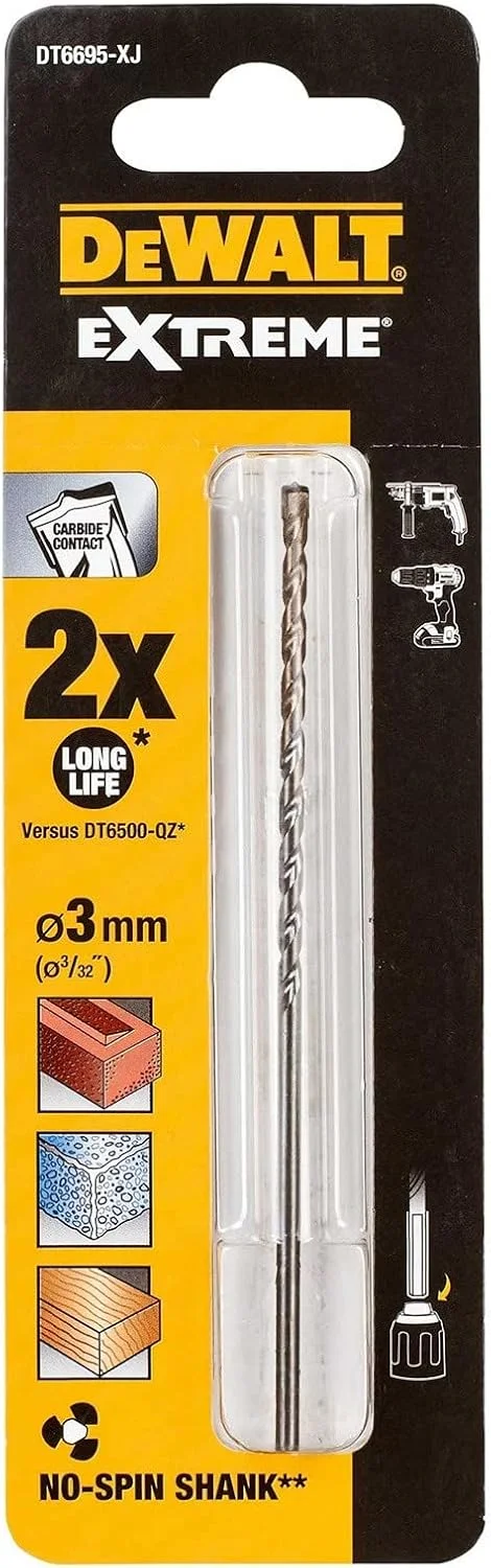 مته الماسه دیوار DEWALT DT6695-XJ، 3 میلی‌متر در 110 میلی‌متر