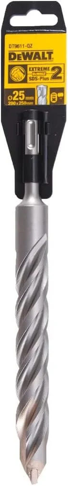 مته چکشی SDS-Plus دیوالت DT9611-QZ، 25 میلیمتر در 250 میلیمتر مته چکشی SDS-Plus دیوالت DT9611-QZ، 25 میلیمتر در 250 میلیمتر
