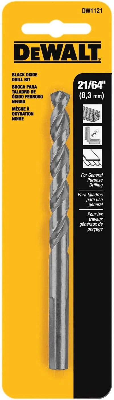 مته اکسید سیاه دیوالت DW1121 سایز 21/64 اینچ