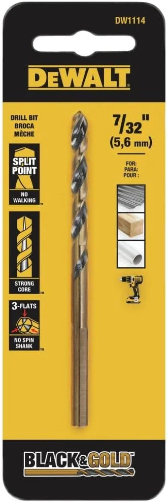 دوالت DW1114 مته فولادی 7/32 اینچ دوالت DW1114 مته فولادی 7/32 اینچ