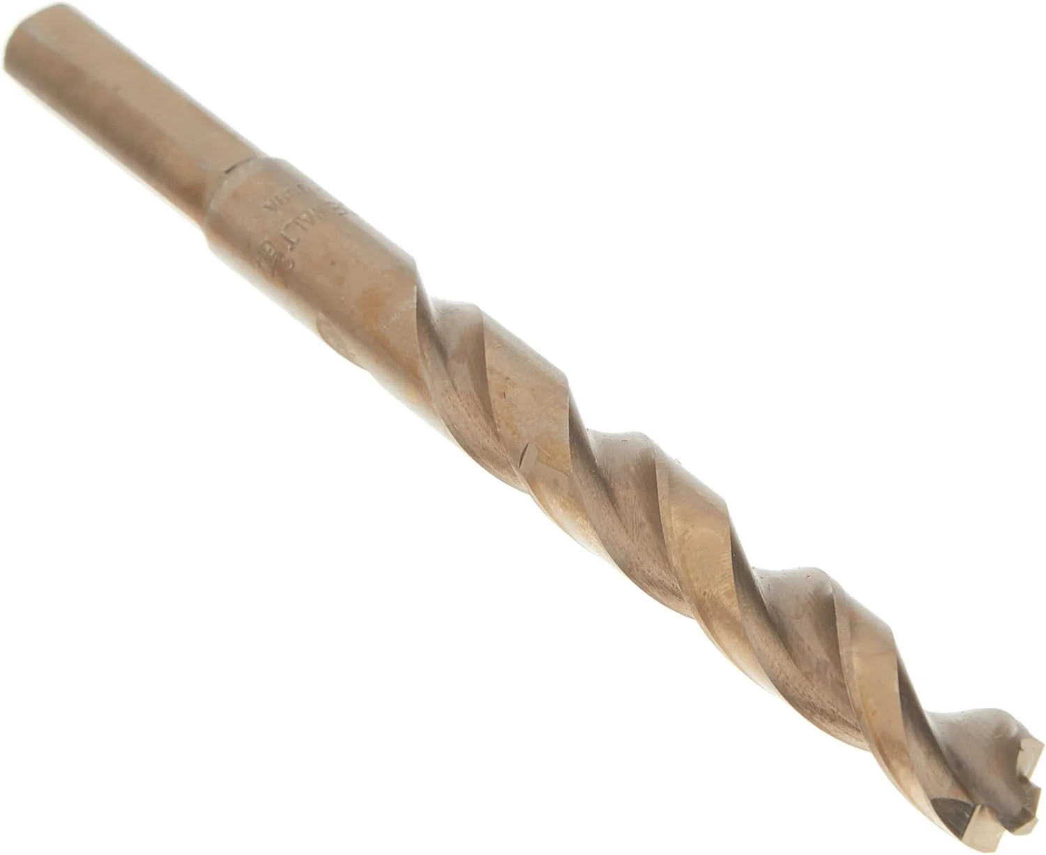 مته پیچشی نوک خلبانی اکسید آهن طلایی دیوالت مدل DW1927 سایز 27/64 اینچ