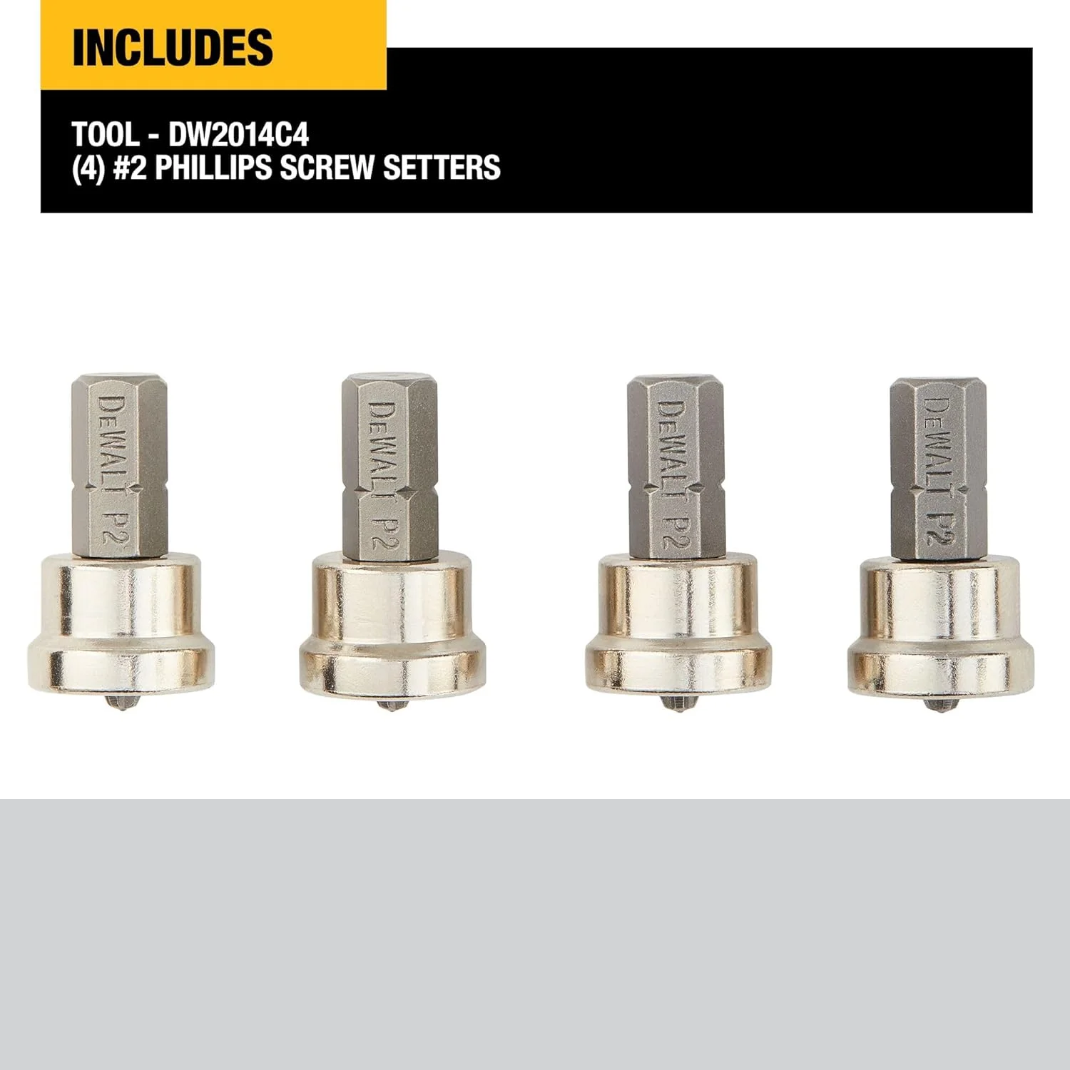 دیوالت DW2014C4 ابزار تنظیم پیچ مخصوص دیوار خشک (بسته 4 عددی) دیوالت DW2014C4 ابزار تنظیم پیچ مخصوص دیوار خشک (بسته 4 عددی)
