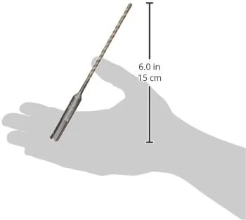 مته چهار شیار SDS+ اکستریم 4 میلی‌متر در 160 میلی‌متر دیوالت مدل DT9503-QZ، نقره‌ای