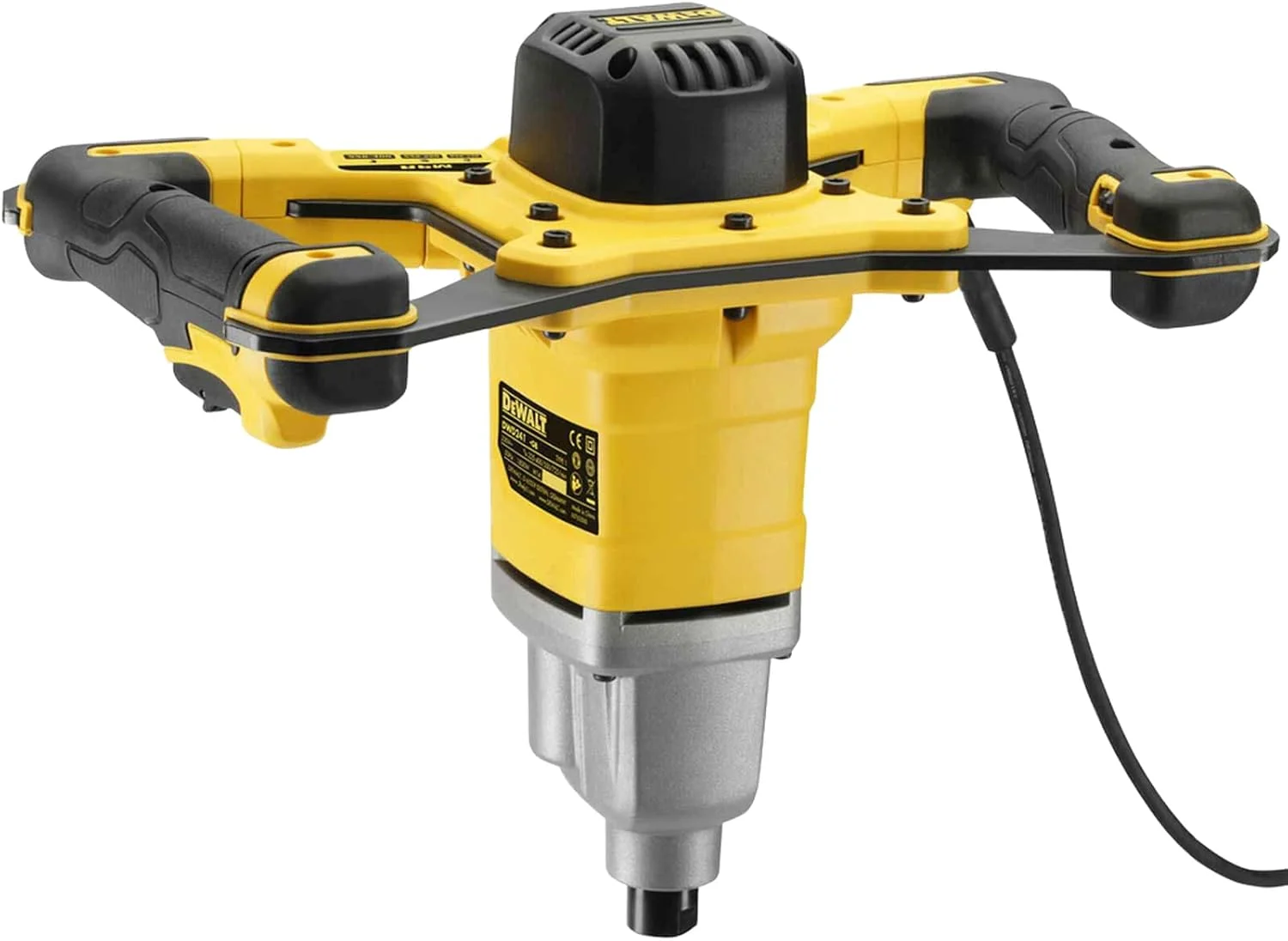 میکسر دو دسته 1800 وات DeWalt، زرد/مشکی، DWD241-GB