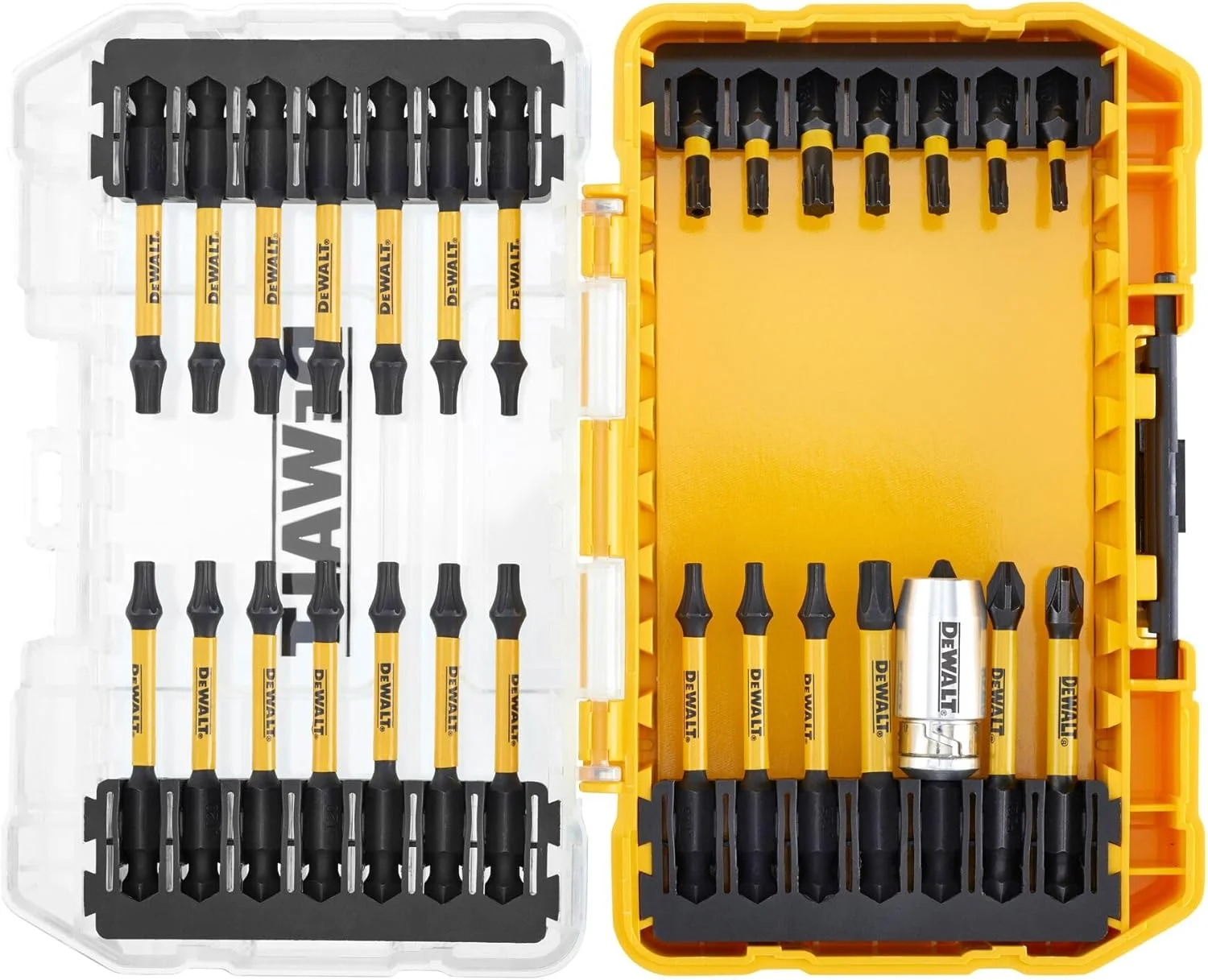 مجموعه سری پیچ گوشتی دیوالت اکستریم فلکستورک DT70734T-QZ (مجموعه 29 عددی سری، به همراه جعبه پلاستیکی، برای مصارف حرفه ای و سرگرمی)