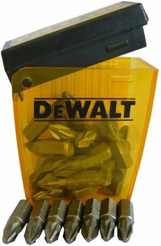 مجموعه 25 عددی سری پیچ گوشتی شماره 2 PZ2 DeWalt DT7908 به همراه جعبه تاشو