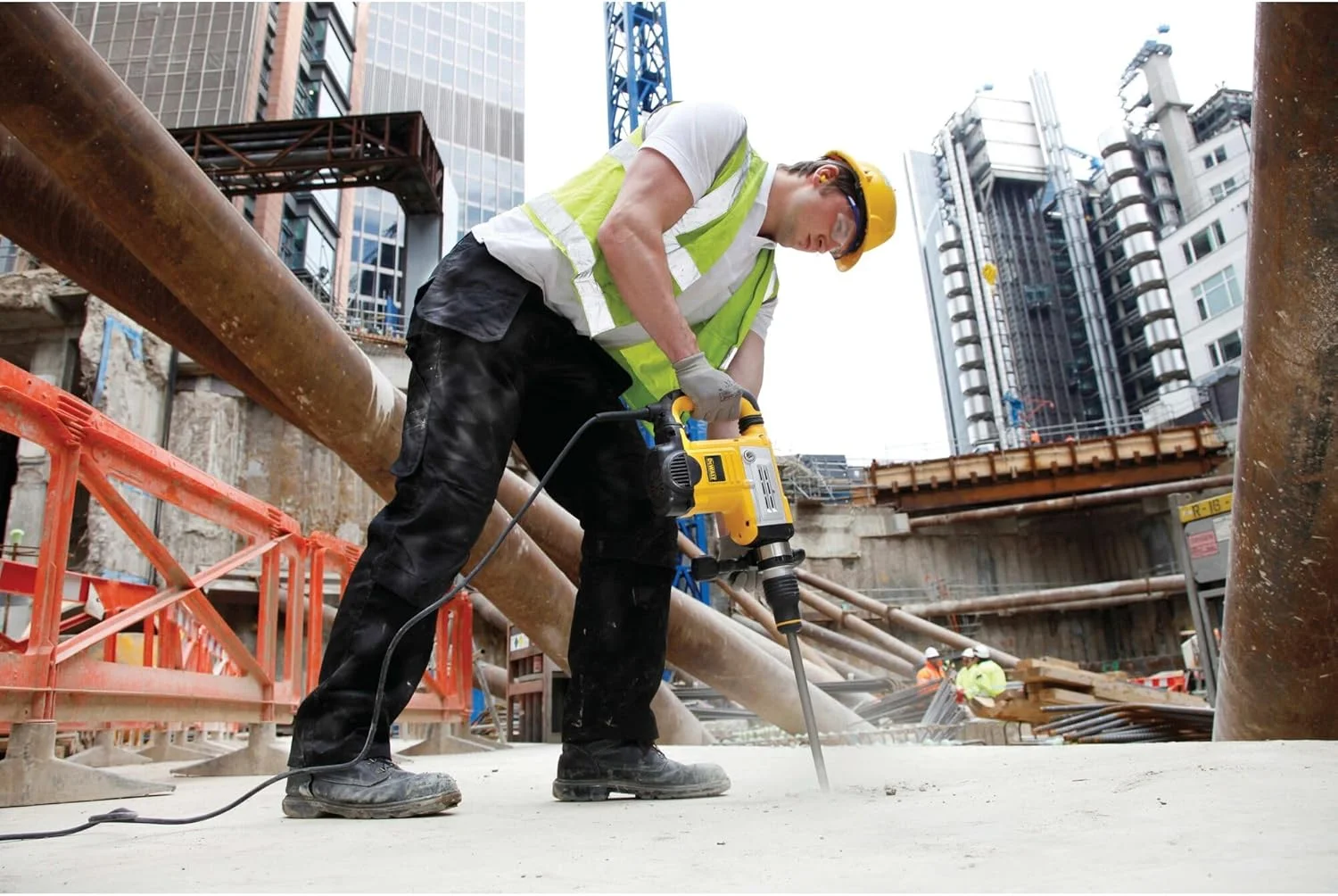 قلم تخت بتن کن 360 میلی‌متری Dewalt SDS MAX، زرد/مشکی، DT6824-QZ