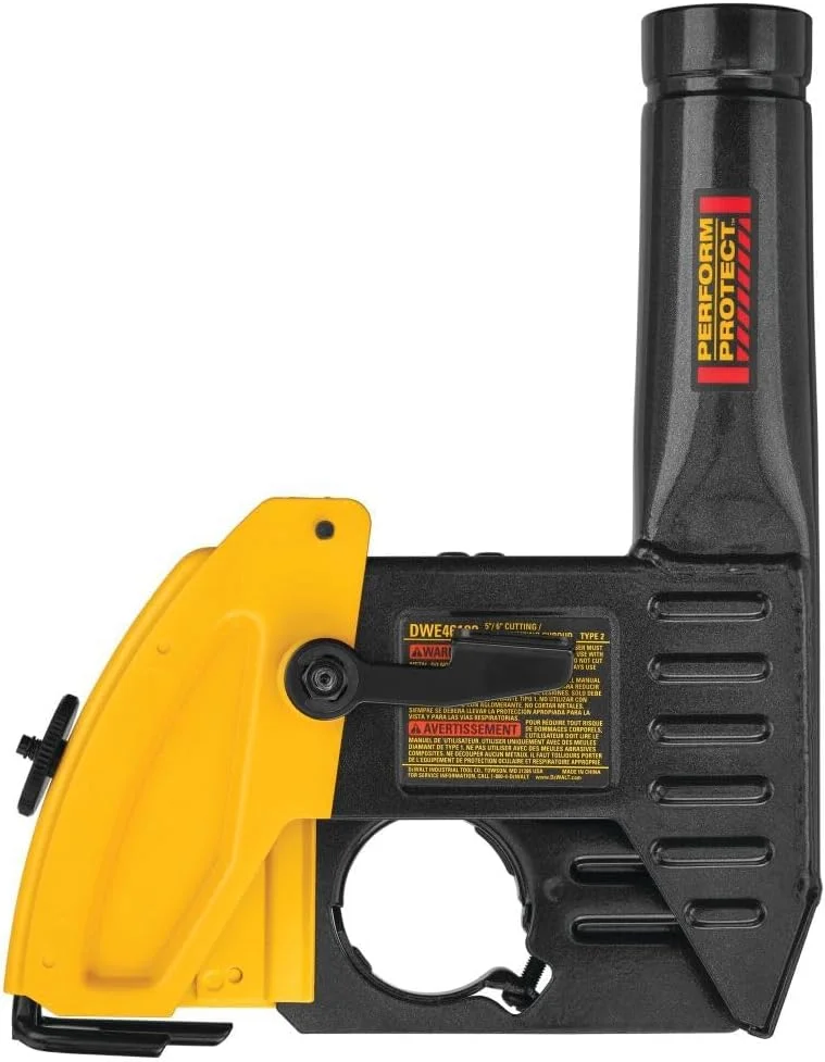محافظ گرد و غبار فرز آهنگری DEWALT، مناسب برش و شیارزنی، 5 تا 6 اینچ (DWE46100)