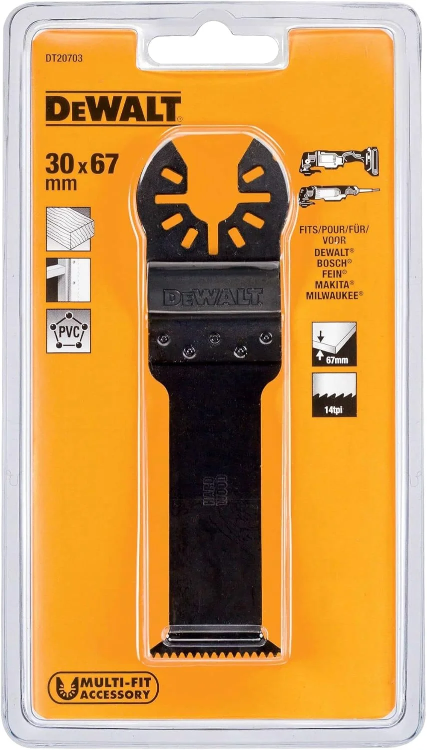 تیغه چوب سخت چندکاره DeWalt DT20703-QZ