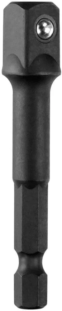 تبدیل سوکت DEWALT، دنباله شش گوش، آماده ضربه، 1/4 اینچ به 3/8 اینچ (DW2542IR)