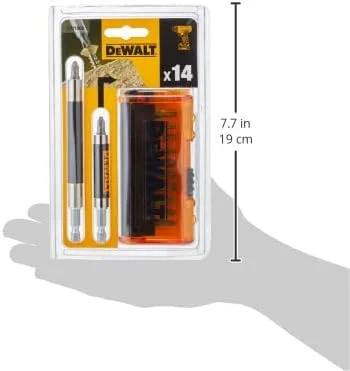 مجموعه سری پیچ گوشتی دیوالت DT71502-QZ، 5 سانتی متر x 10 سانتی متر x 15 سانتی متر، 14 عددی