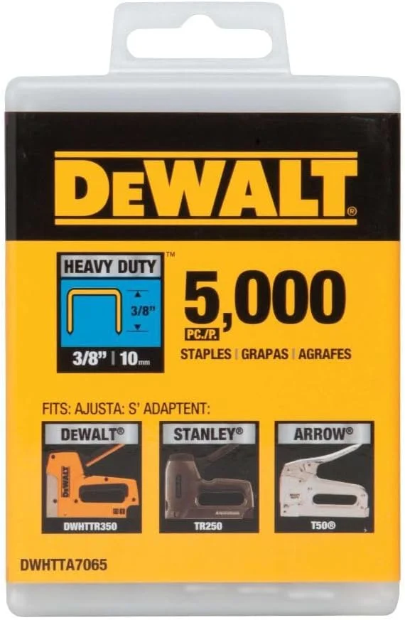 منگنه های باریک و سنگین DEWALT DWHTTA7065 با تاج 3/8 اینچ، نقره ای متالیک، بسته 1 عددی