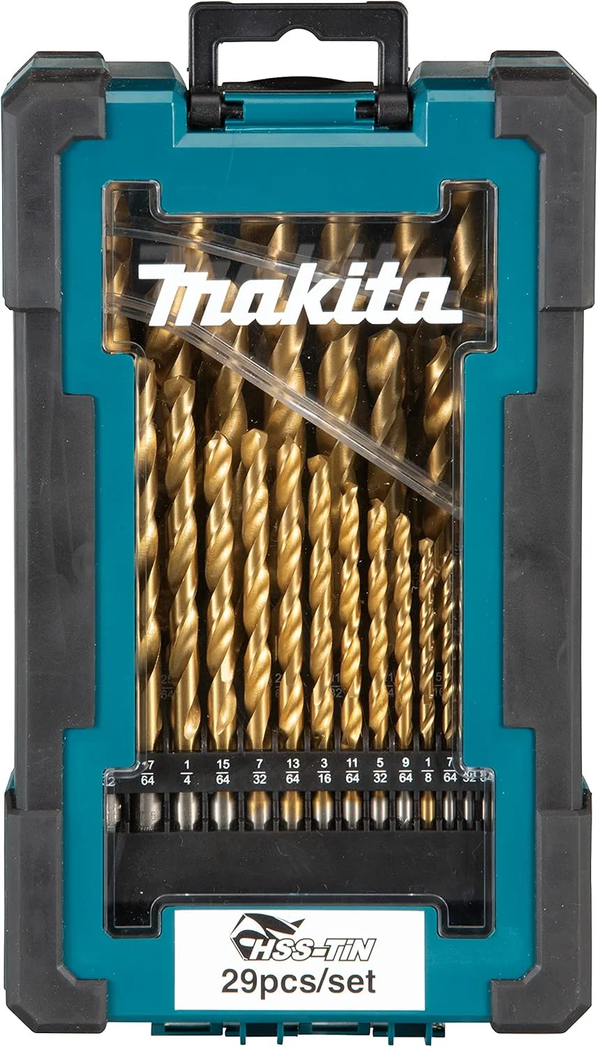 مجموعه مته فلزی ماکیتا مدل D-67527، آبی/طلایی مجموعه مته فلزی ماکیتا مدل D-67527، آبی/طلایی