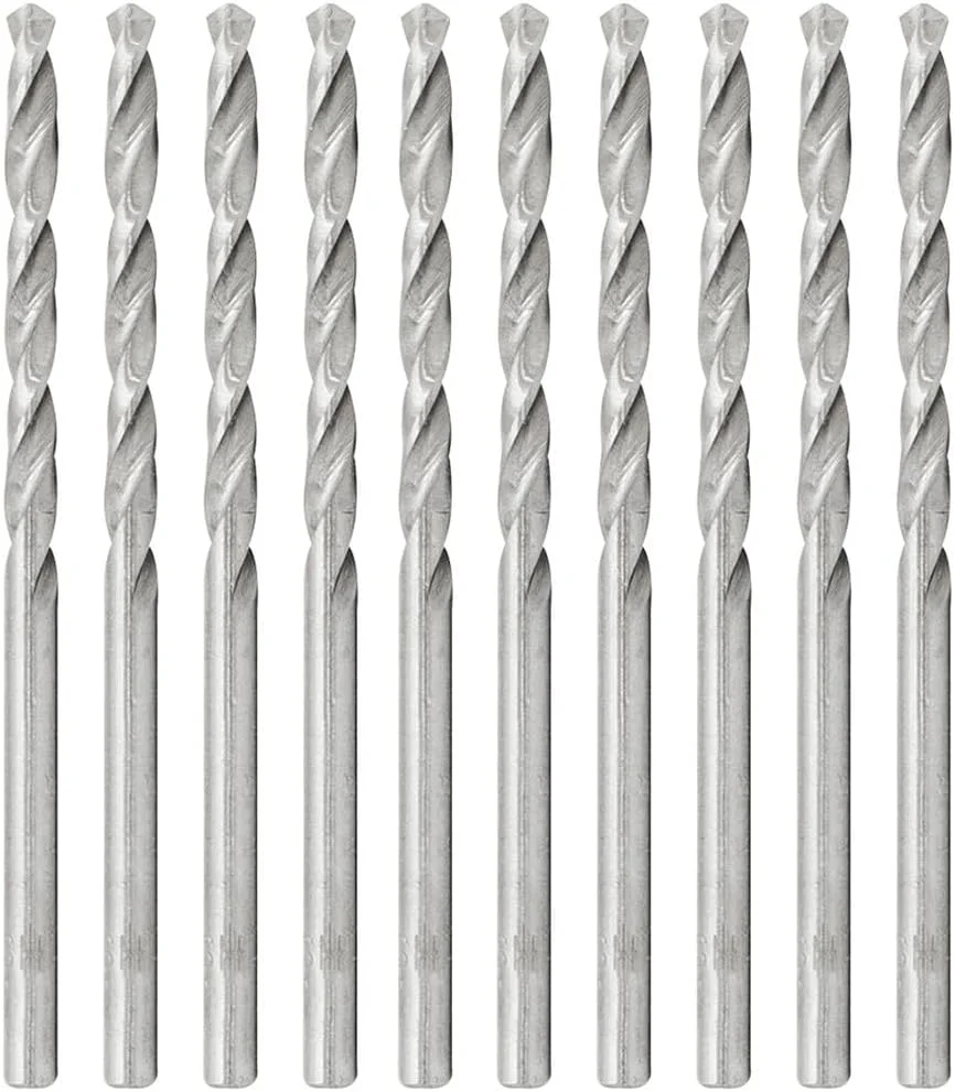 مته HSS ماکیتا مدل D-06351، بسته 10 عددی، قطر 4.5 میلی متر، طول کلی 80 میلی متر