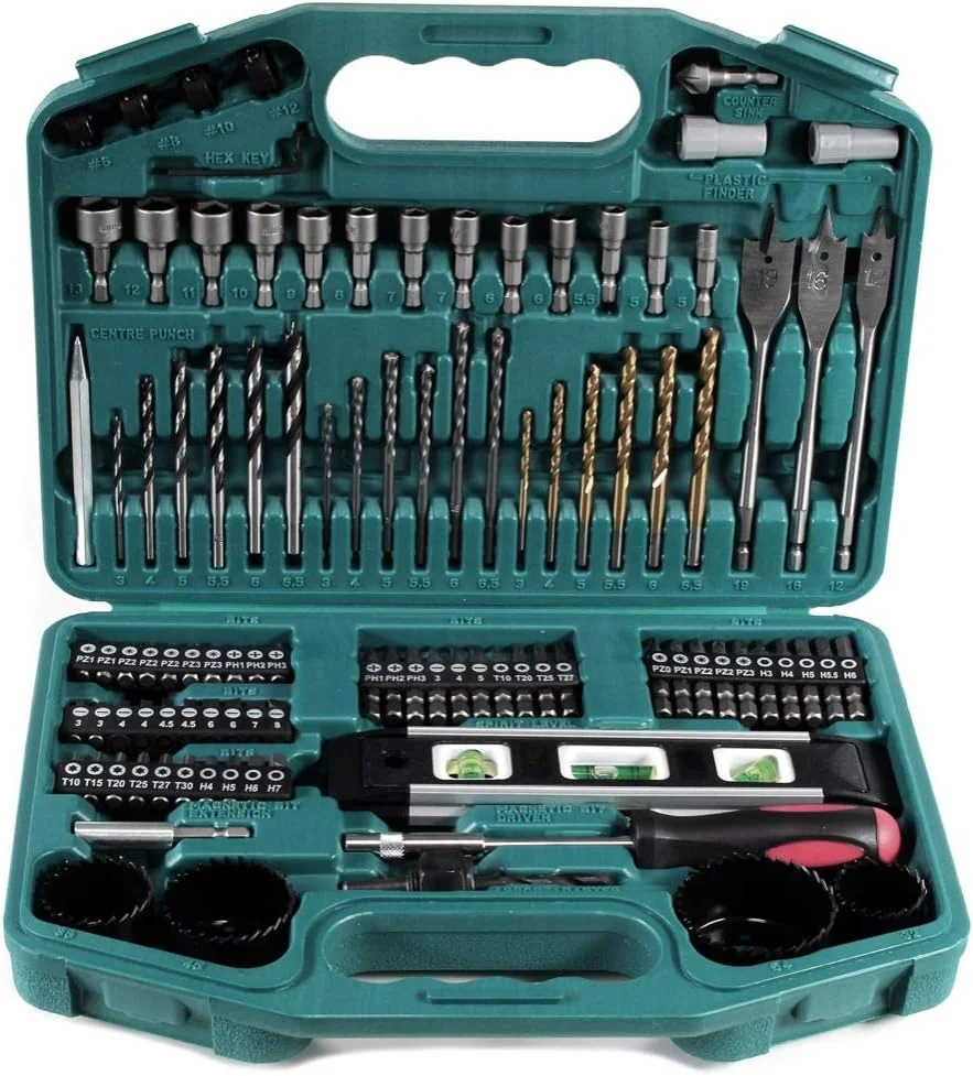 مجموعه 101 عددی لوازم جانبی ماکیتا مدل P-67832، آبی نقره ای مجموعه 101 عددی لوازم جانبی ماکیتا مدل P-67832، آبی نقره ای