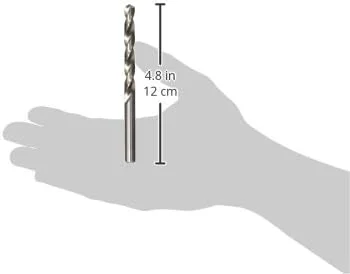 مجموعه ۱۰ عددی مته HSS ماکیتا مدل D-06498، قطر ۸ میلی‌متر، طول کلی ۱۱۷ میلی‌متر