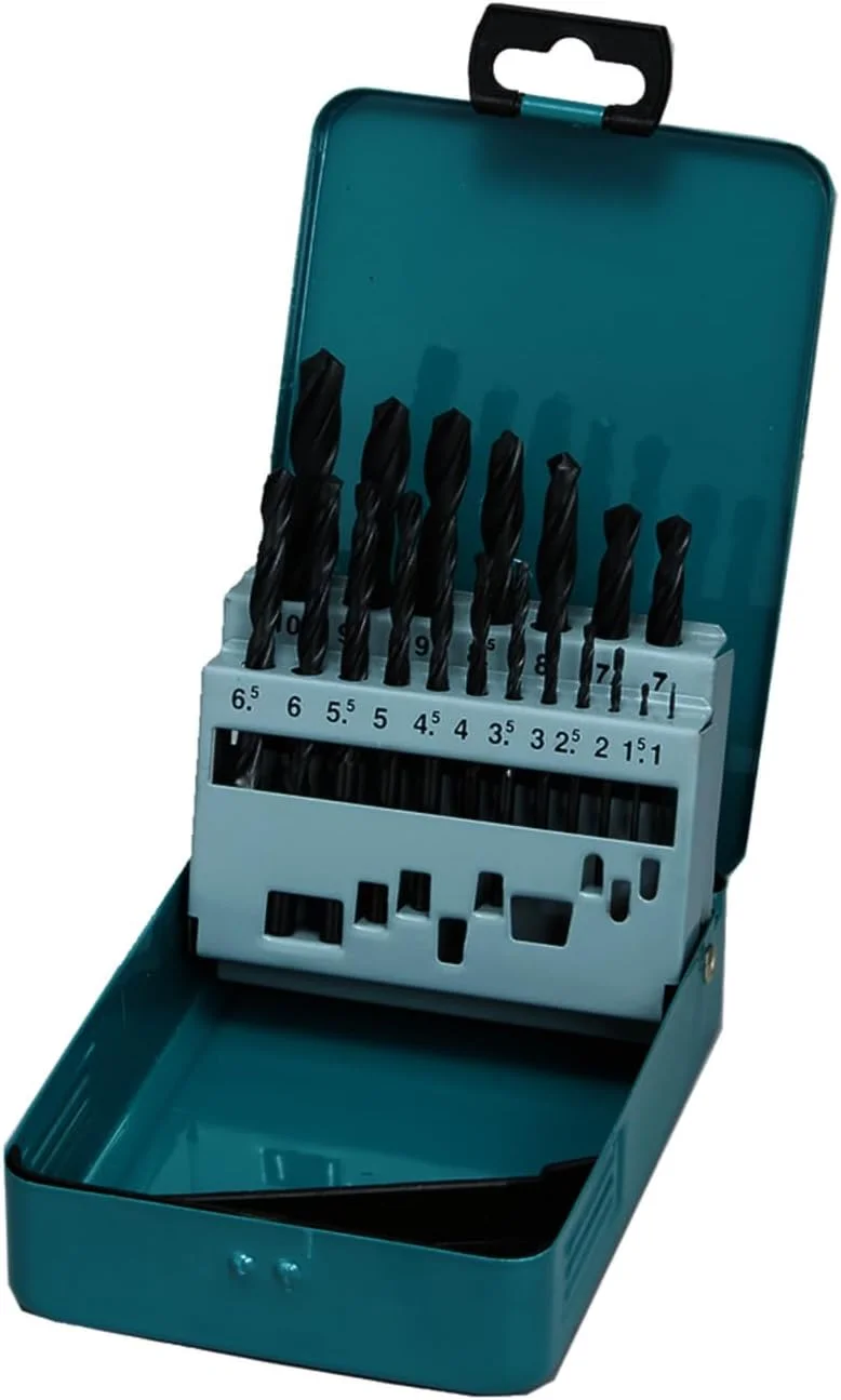 مجموعه 19 عددی مته HSS ماکیتا مدل D-54081، چند رنگ