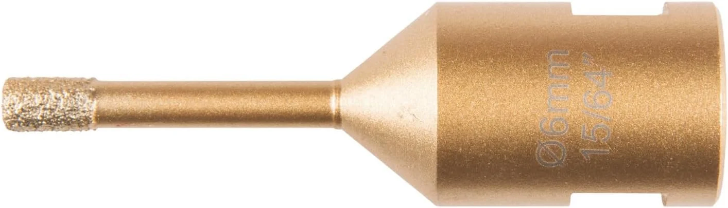 مته الماسه کرگیری 6 میلی‌متری ماکیتا مدل D-61070، اتصال M14، مناسب گرانیت/کاشی/مرمر