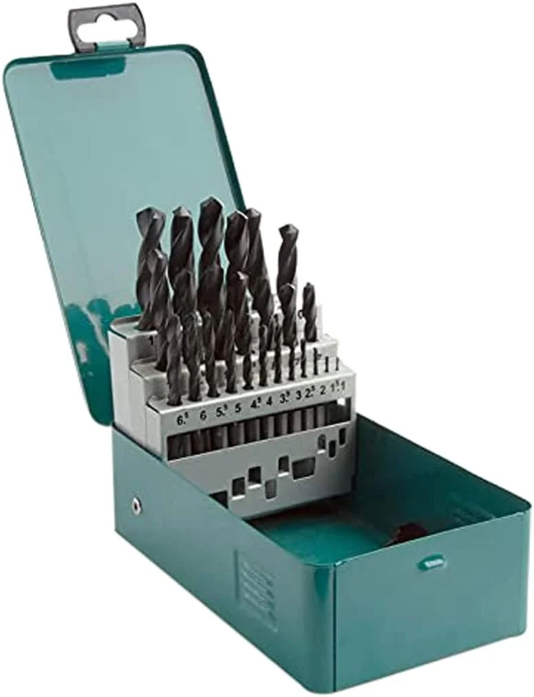 مجموعه 25 عددی مته HSS با نوک تیز ماکیتا مدل D-54097، چند رنگ