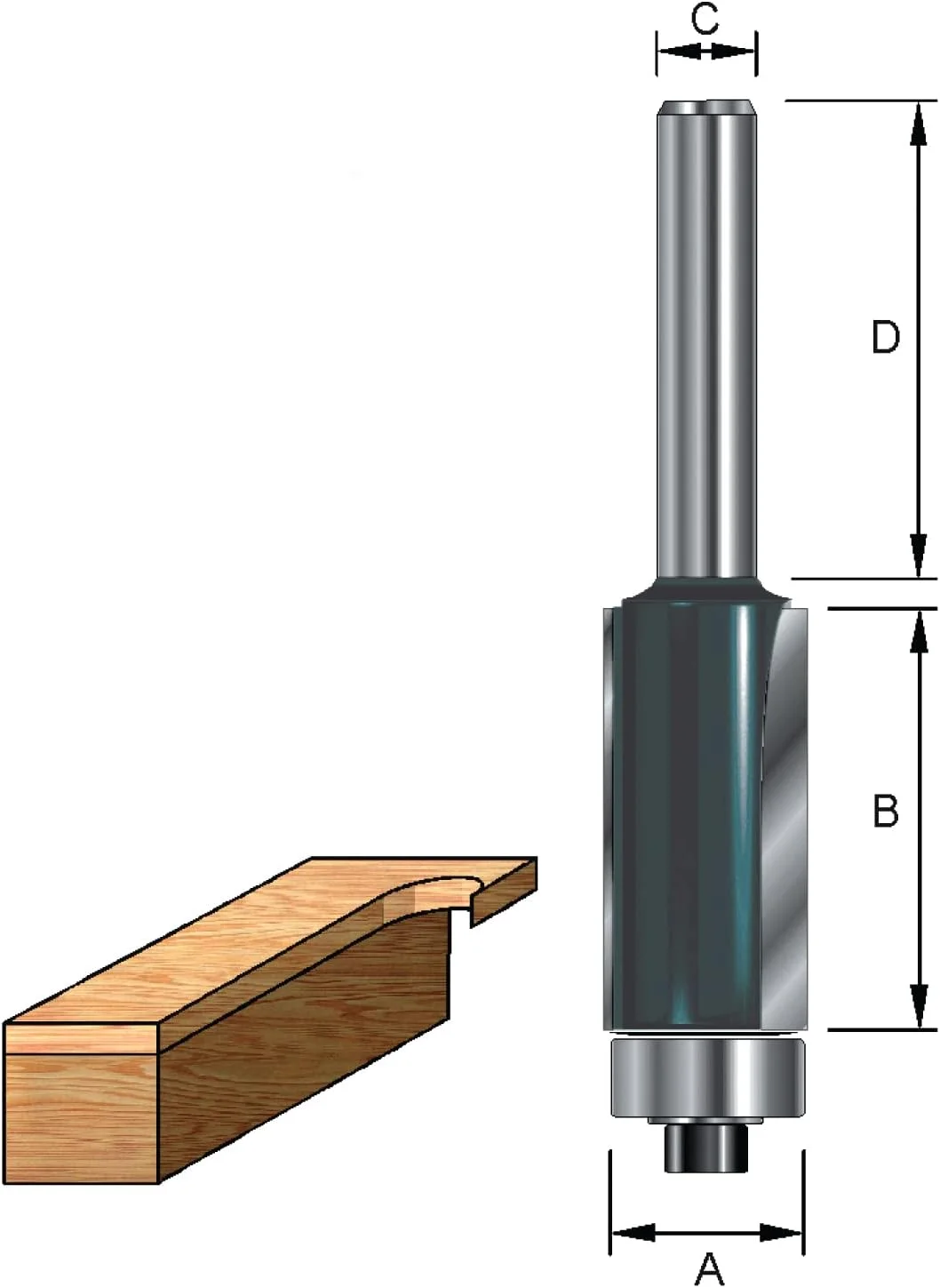 تیغ پرداخت لبه زن ماکیتا مدل 84873 D12251 Pt Acc