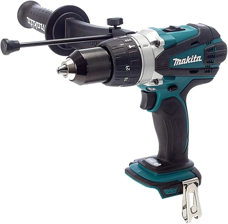 مجموعه 6 عددی ماکیتا مدل DLX6072PT 18 ولت لیتیوم-یون LXT به همراه 3 عدد باتری 5.0 آمپر ساعت لیتیوم-یون و شارژر عرضه شده در کیف حمل ابزار سنگین، چند رنگ، 74x38x35