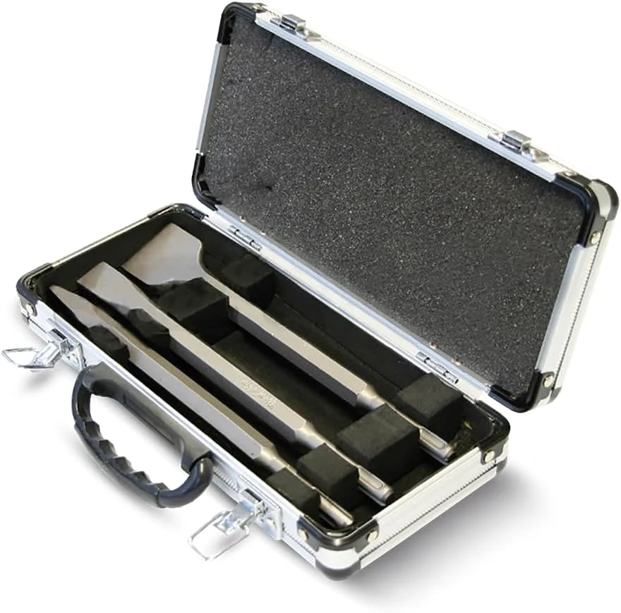 ماکیتا d-05181 – مجموعه 3 عددی قلم SDS Plus در جعبه آلومینیومی