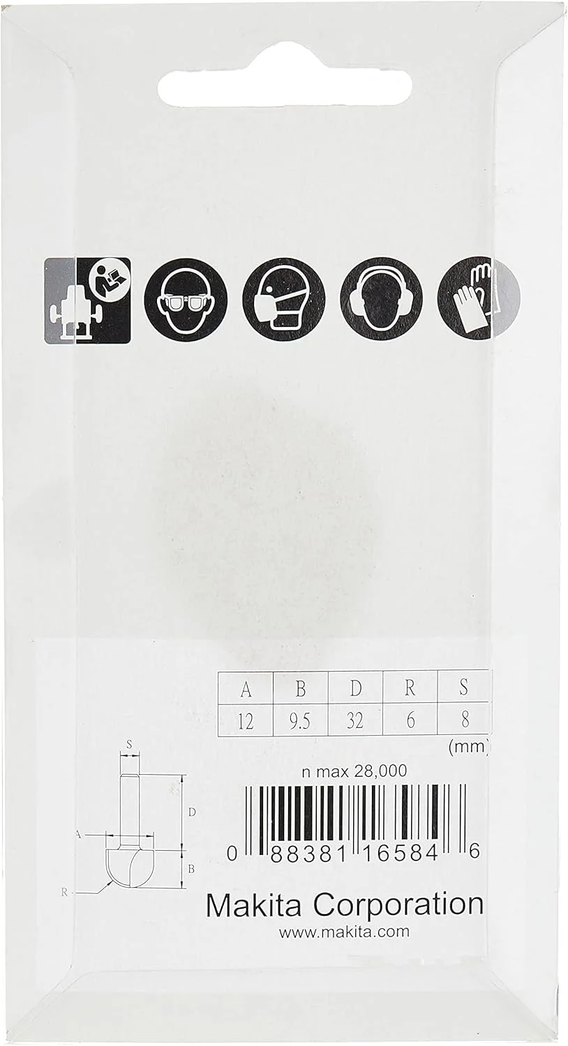 تیغ فرز پرداخت گرد ماکیتا مدل D-10805، سایز 12 در 8 میلی متر