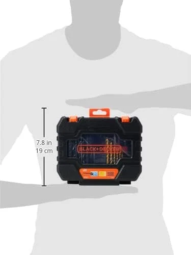 مجموعه 27 عددی مته و سری پیچ گوشتی مشکی+دکر، نارنجی/مشکی، A7235-XJ مجموعه 27 عددی مته و سری پیچ گوشتی مشکی+دکر، نارنجی/مشکی، A7235-XJ