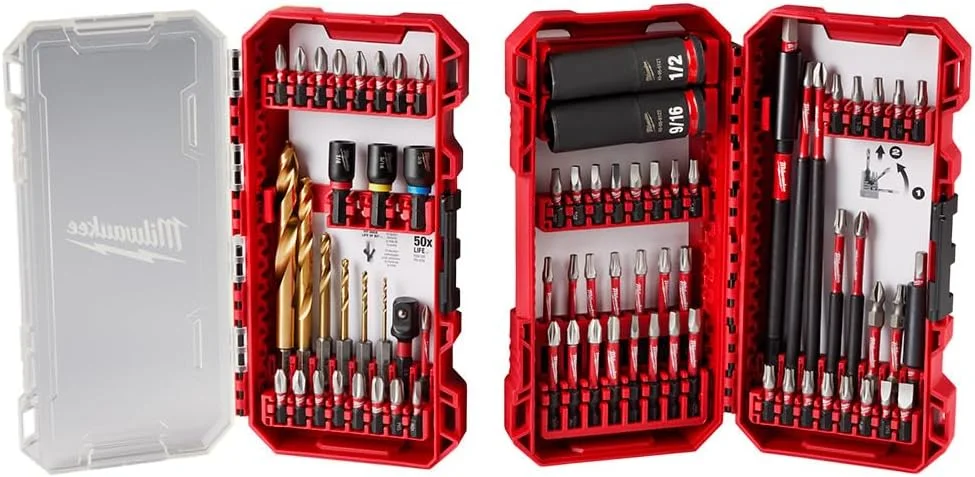 مجموعه 75 عددی دریل و پیچ گوشتی ضربه ای میلوکی شوک ویو (48-32-4098)