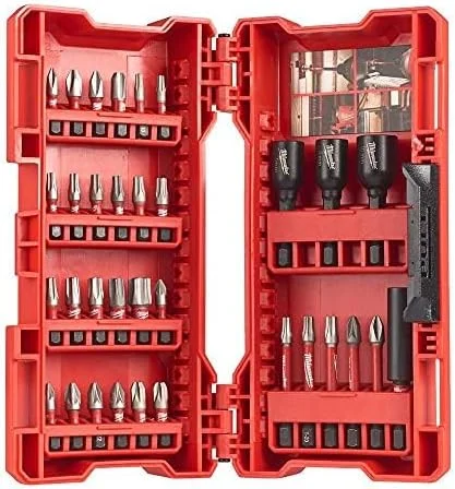 مجموعه 33 عددی سری پیچ گوشتی و بکس ضربه ای میلواکی مدل 4932430905، قرمز