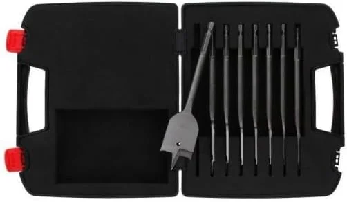 مجموعه 8 عددی مته های چوب تخت میلواکی