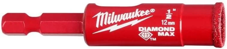 مته الماسه الماس پلاس میلواکی، 12 میلی متر، 49560511 مته الماسه الماس پلاس میلواکی، 12 میلی متر، 49560511
