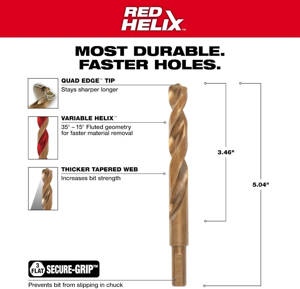 مته کبالت رِد هلیکس میلواکی مته کبالت رِد هلیکس میلواکی