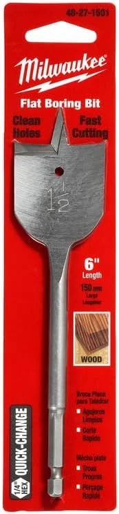 مته تخت سایز 1/2 1 اینچ در 6 اینچ مته تخت سایز 1/2 1 اینچ در 6 اینچ