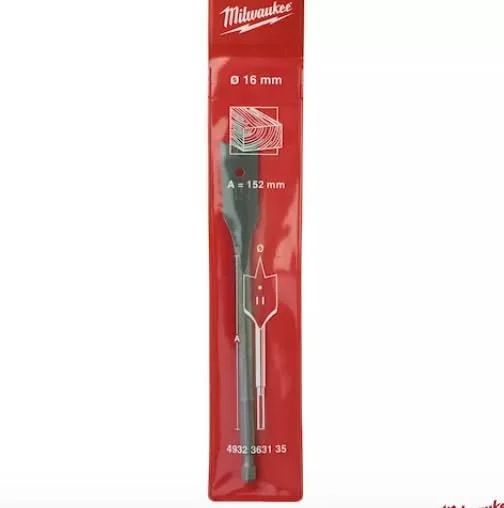 مته تخت چوب میلواکی 16 میلی متر در 160 میلی متر